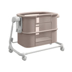 Lit Cododo Électrique 4-en-1 Beige | Balançoire Automatique, Bluetooth & Minuterie