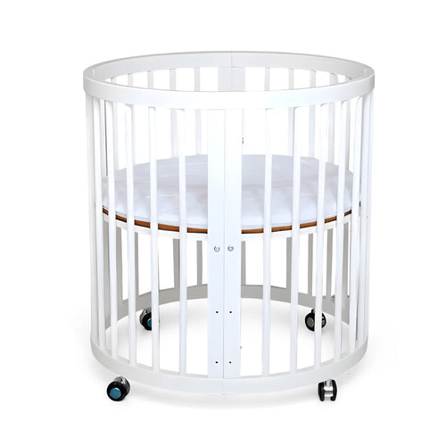 Lit Bébé Évolutif 9-en-1 en Pin | Convertible Cododo, Lit Enfant & Table | 0-10 Ans