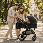 Poussette 3-en-1 Pliable & Réversible – 9 Accessoires Inclus | Dès la Naissance