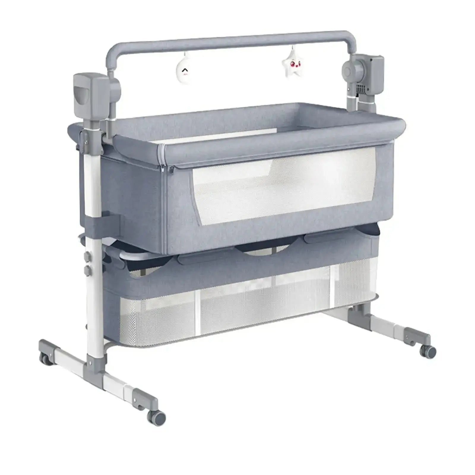 Berceau Balançoire avec Moustiquaire | Lit & Aire de Jeu pour Nouveau-Né